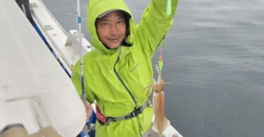 アカイカ狙いで出船しました(^^♪