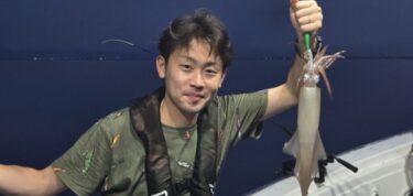 アカイカ狙いで出船しました(^_-)-☆