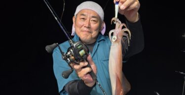 ひとつテンヤ～アカイカのリレー便で出船しました(^_-)-☆