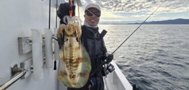 ティップランでアオリイカ🦑(^^♪